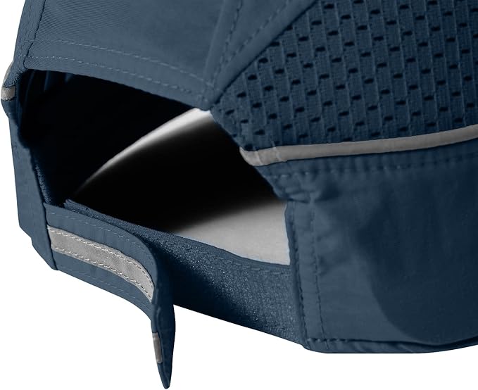 Lightweight Safety Bump Cap - Breathable Baseball Style Protective Hat with Reflective Stripes