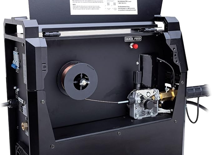 Eastwood 250 Amp MIG Welder Machine for Steel & Aluminum | Heavy Duty Inverter Technology Auto Restoration Welding Machine | Dual Voltage 110V / 220V | Perfect for DIY & Mid-Size Metal Sheet Projects