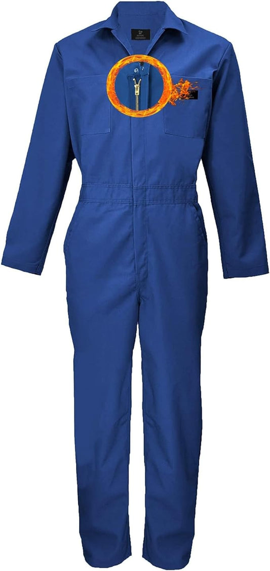 M&M SCRUBS Overall Workwear Men Long Sleeve Coveralls
