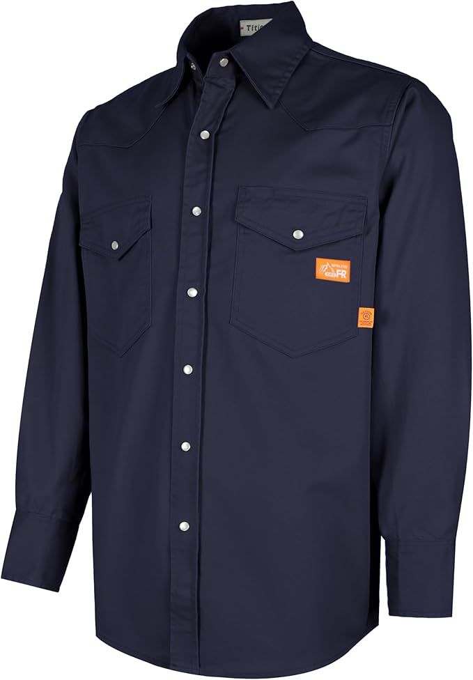 Titicaca FR Shirt Flame Resistant Work Shirt Men's Cotton 7.5oz Welding Shirt