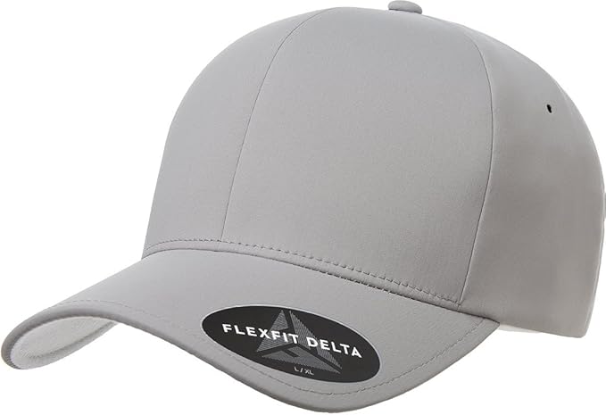 FlexFit Men's One Size Delta Seamless Cap, Maroon, Large-X-Large