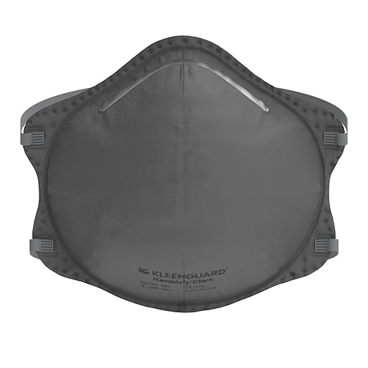 Kleenguard™ 3300 Series OV N95 Particulate Respirator (54629), RA3316 Molded Cup Style, NIOSH-Approved, Regular Fit, Grey (20 Respirators/Box)