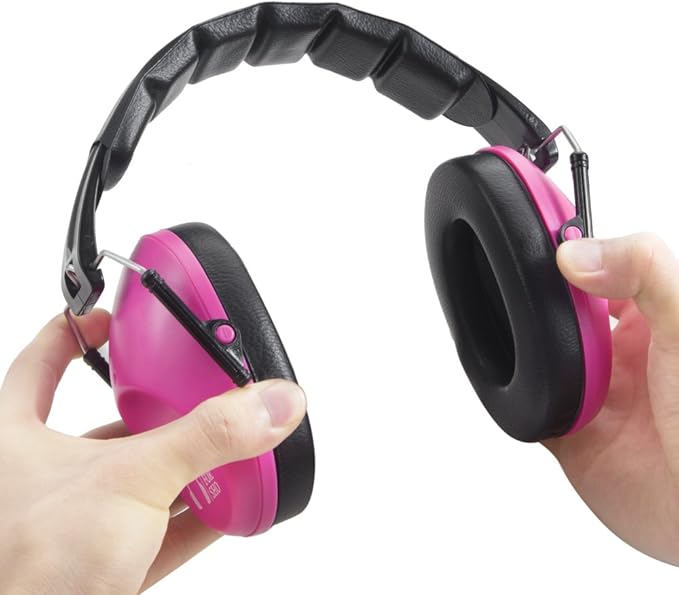 Pro For Sho 34dB NRR Hearing Protection Ear Muffs - Highest NRR in Compact Design, Ear Protection for Shooting, Mowing, Work