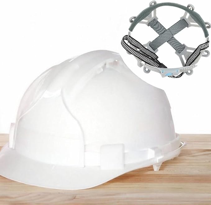 Helmet Suspension Hard Hat Suspension Adjustable Ergonomic Professional Universal Accessory Bump Cap Insert, 8 Point Type