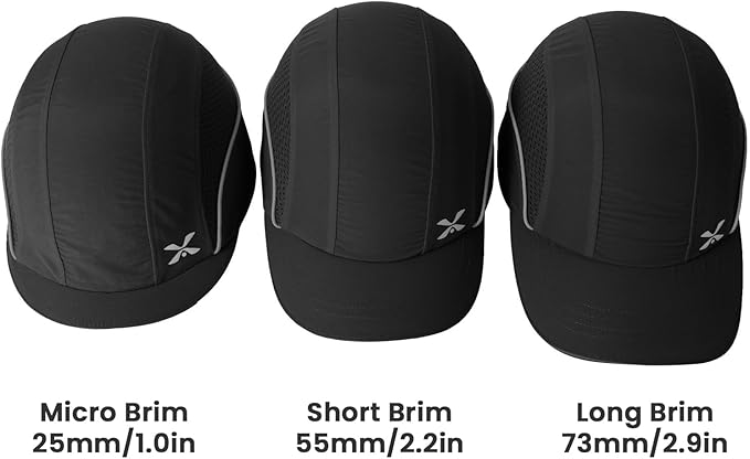 TIHEEN Unisex Safety Bump Cap, Baseball Hat Style with Reflective Stripes Lightweight and Breathable Hard Hat Head Protection Cap