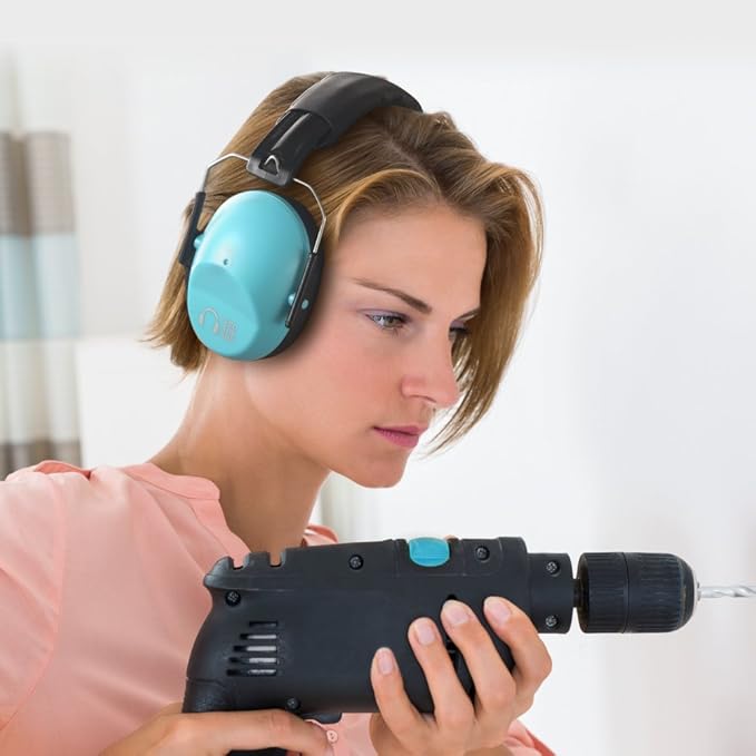 Pro For Sho 34dB NRR Hearing Protection Ear Muffs - Highest NRR in Compact Design, Ear Protection for Shooting, Mowing, Work