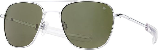 AO Americal Optical Original Pilot Glass Lenses Sunglasses | SkyMaster Glass Lenses | Polarized and Non-Polarized Available