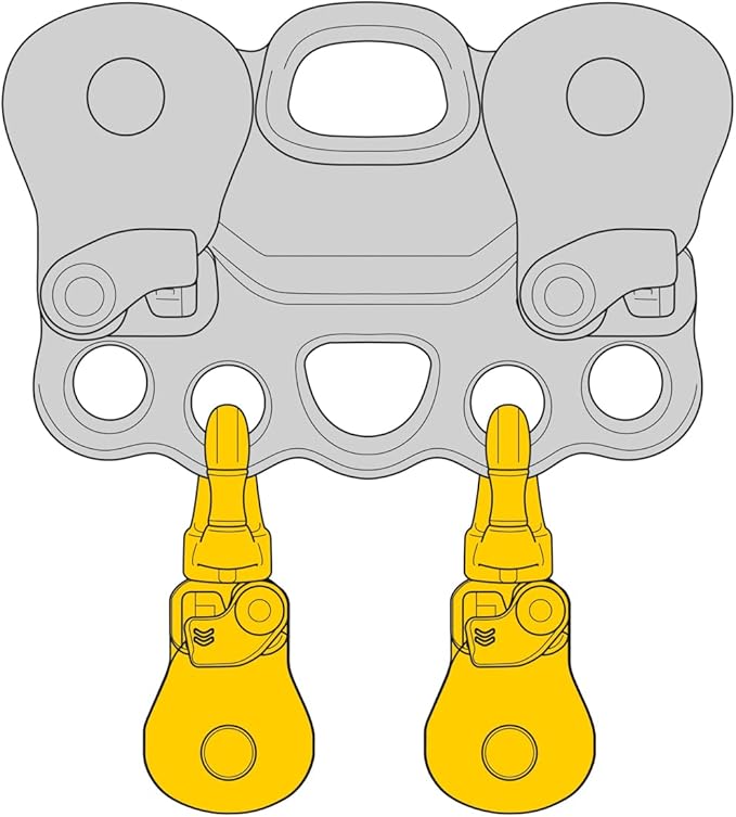 PETZL - Spin S1 Open High Efficiency Pulley with Swivel