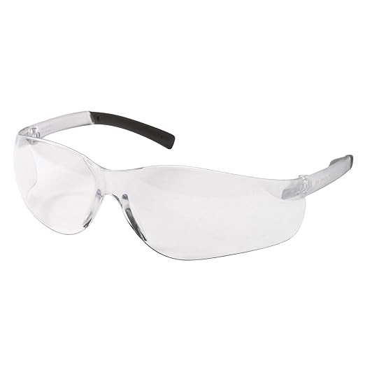 KLEENGUARD V20 Purity Safety Glasses (25654), UV Protection, Hardcoated Clear Anti-Fog Lenses with Clear Temples, 12 Pairs / Case , 146 x 38 month