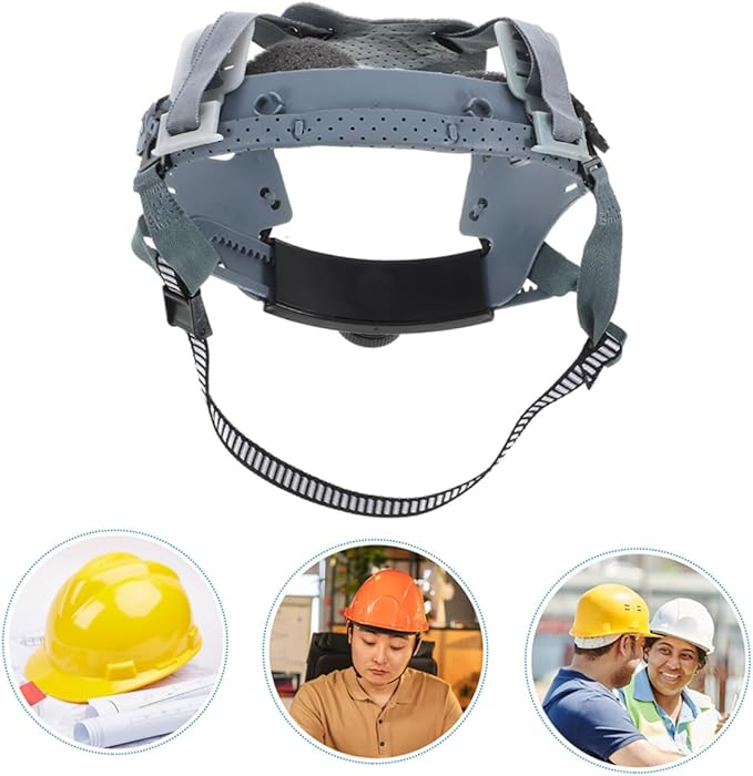 STOBAZA 2pcs Hard Hat Suspension System Insert Adjustable Full Brim Liner for Safety Helmets Soft Sponge Comfort Easy to Clean Replacement for Hard Hat Headgear