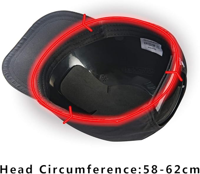 MOHEEN Safety Bump Cap, Baseball Hat Style with Reflective Stripes Lightweight and Breathable Hard Hat Head Protection Cap
