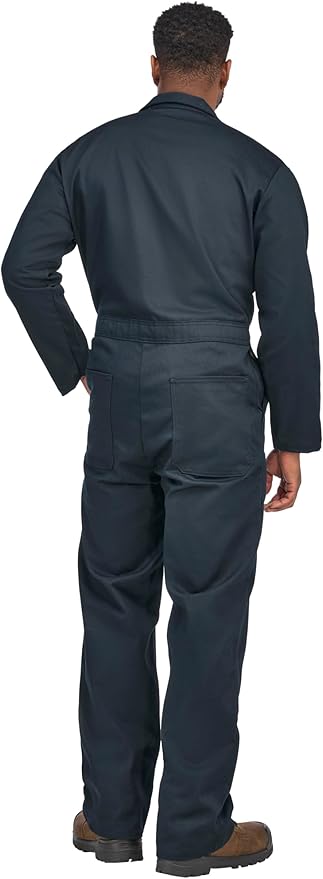 Bulwark FR mens Flame Resistant 9 Oz Twill Cotton Classic Coverall With Hemmed Sleeves