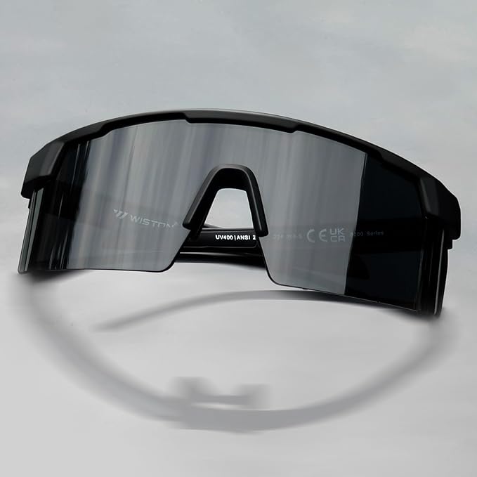 WISTON XL Z87 Sunglasses for Big Wide Heads Men Women,TR90 Ultralight UV400 Protection Sun Glasses Z8224