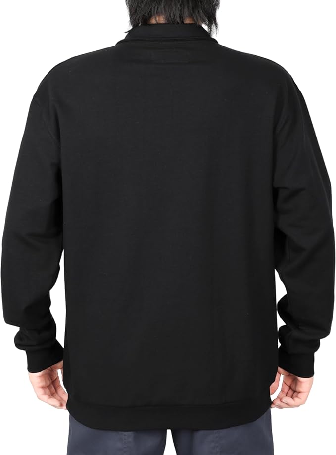 BOCOMAL FR Sweatshirts Midweight Non-Fleece Mock Neck 1/4 Quarter Zipper Water/Stain Repellent Fire Resistant Shirts