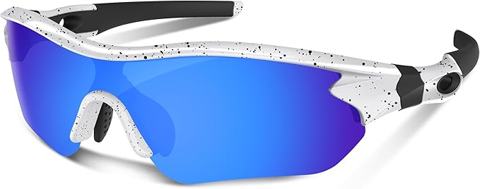 Polarized Sports Sunglasses for Men Women Youth Baseball Running Fishing Tennis Golf Cycling Driving Motor TAC UV400 TR90