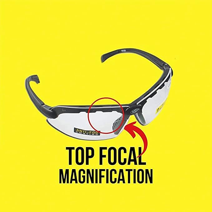 First Responder's Choice! Tactical Shooting Glasses for Front Sight Focus 99% of Inaccuracy Occurs When You Can’t See Your Sights. Maintains a Natural Shooting Stance. Top Focal® Anti-Fog, ANSI Z87.1+
