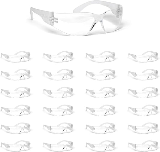 Malta Dynamics Safety Glasses – ANSI Z87+ Rated UV Eye Protection Glasses for Construction, Manufacturing, Scratch-Resistant