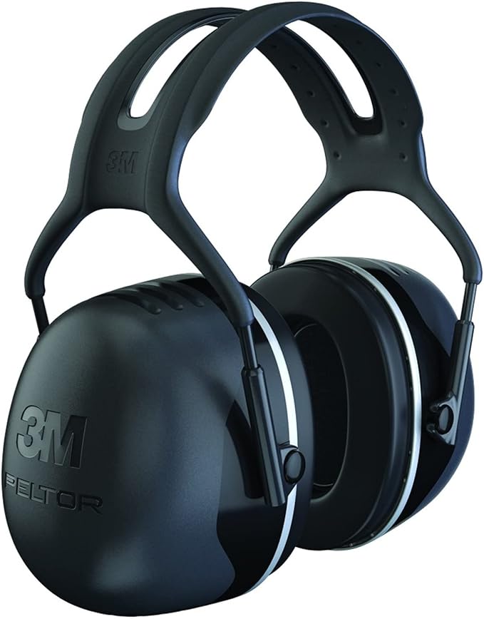 3M PELTOR Ear Muff Hearing Protection, X5 Series, Noise Protection NRR 21 dB, Construction, Manufacturing, Automotive