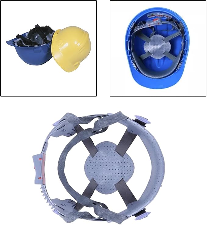 Generic Hard Hat Suspension Insert for Enhanced Safety, 4 Point Buckle, 58-64cm