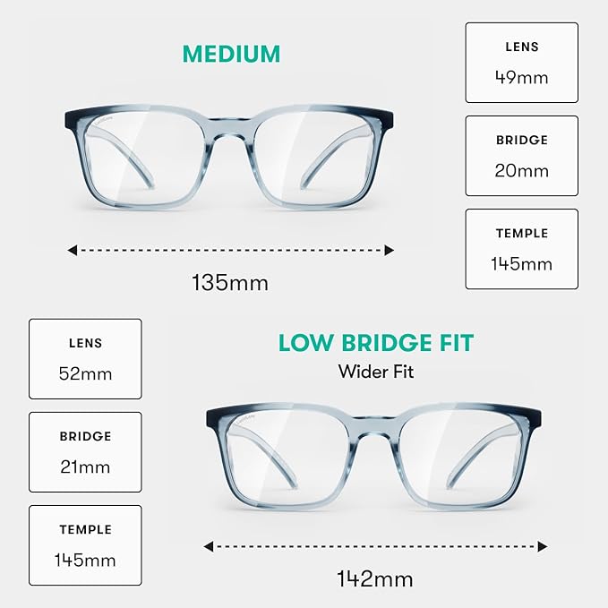 Stoggles Rectangle Z87.1 Certified Safety Glasses, Blue-Light, UV Blocking Lens, Top & Side Shield, Anti-Fog, Stylish Eyewear