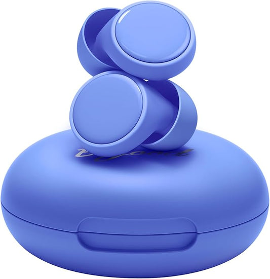 Ear Plugs for Sleeping 45dB Noise Cancelling System Ear Plugs for Concerts, Focus, Travel, Work Silicone Hearing Protection Earplugs with 8 Tips (XS-L) Reusable poweful Noise Reduction Ear Plug Blue