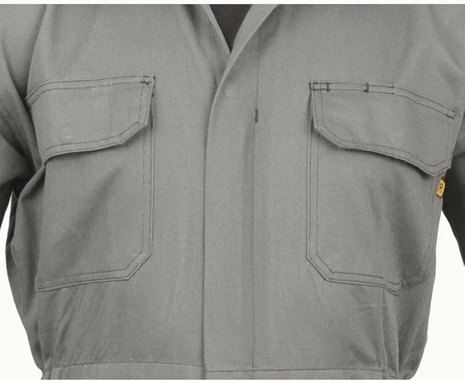 Flame Resistant FR Coverall - 88% C / 12% Nylon - 7oz