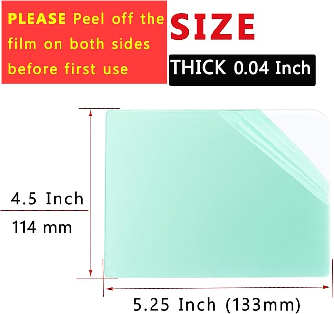 3350 Clear Electric Welding Helmet Lens Cover for lincoln viking 3350 welding helmet 4.5" X 5.25" Optical Grade Elite Welding Helmet Parts for M-Iller P2898-1 750s 850s Outside Replacement Cover