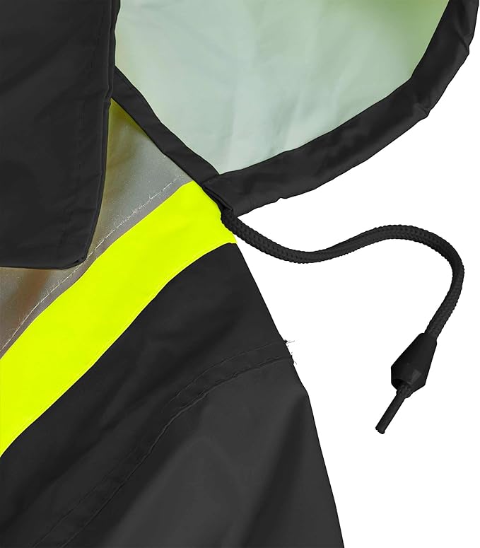 Pioneer Hi Vis Lightweight Waterproof Safety Rain Suit - Reflective Work Rain Gear for Men and Women