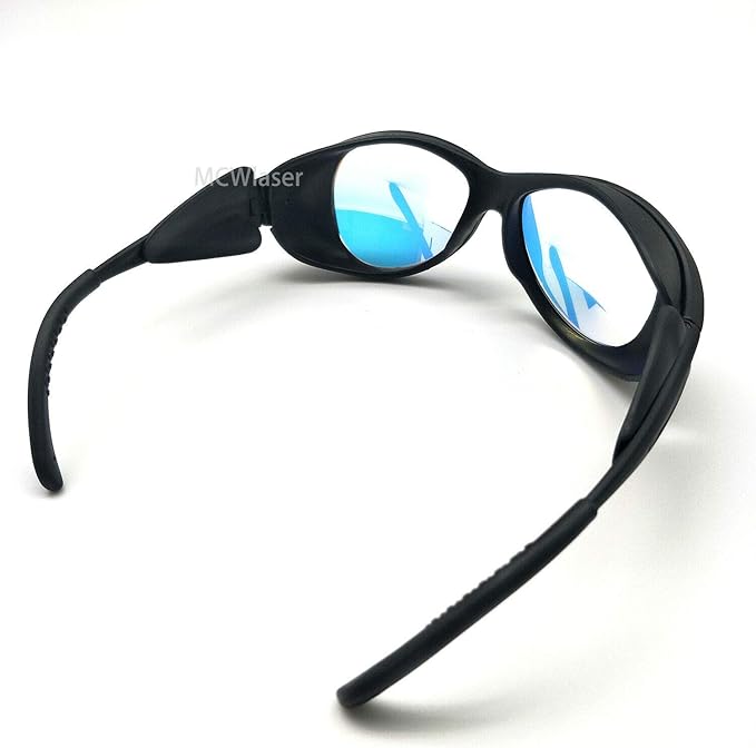 MCWlaser CO2 Laser Safety Glasses 10600nm Safety Goggles OD5+ Professional Laser Protection Eyewear Reflective Type
