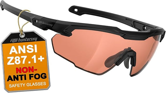 Shooting Safety Glasses for Men Airsoft Hunting Riding Anti-Fog Military Grade Ballistic Tactical Eye Pro Range
