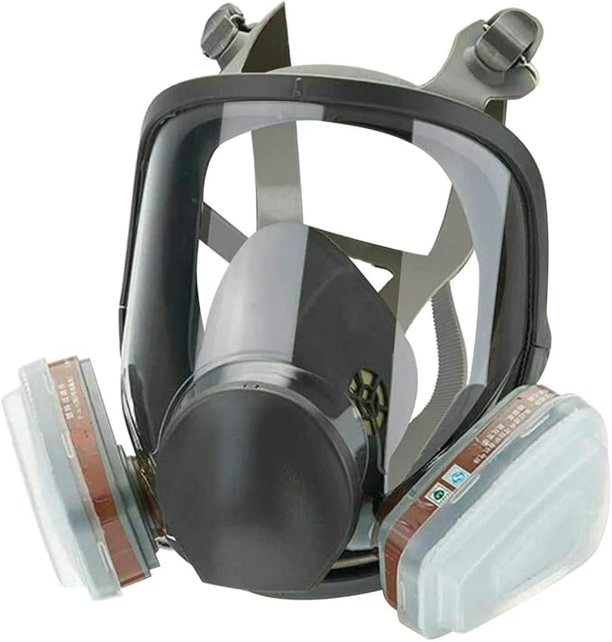 No/Brand 15in1 Full Face Respirator Reusable,Full Face Wide Field of View,Widely Used in Organic Gas,Paint spary, Chemical,Woodworking(for 6800 Respirator)