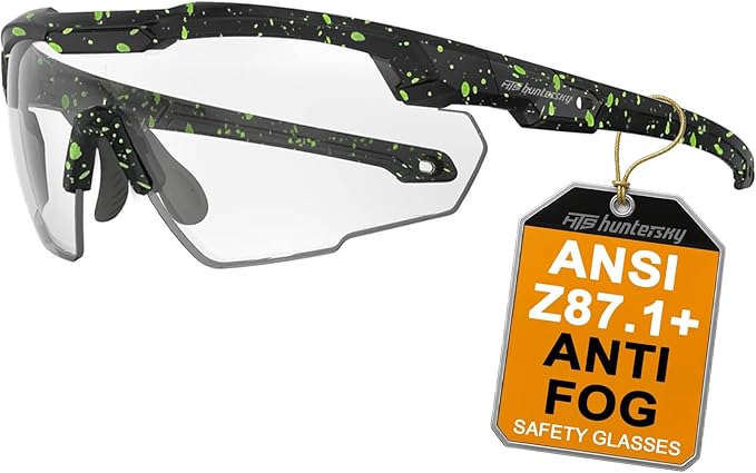 Shooting Safety Glasses for Men Airsoft Hunting Riding Anti-Fog Military Grade Ballistic Tactical Eye Pro Range