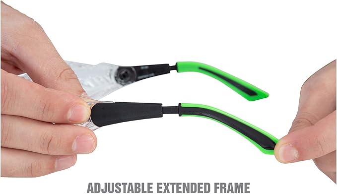 OEMTOOLS 26025 Safety Glasses with Readers +2.50s, UV Protection Z87 Safety Glasses, Anti-Scratch, High Definition Multi-focal Technology, High Impact Lenses, Flexible Rubber Earpieces