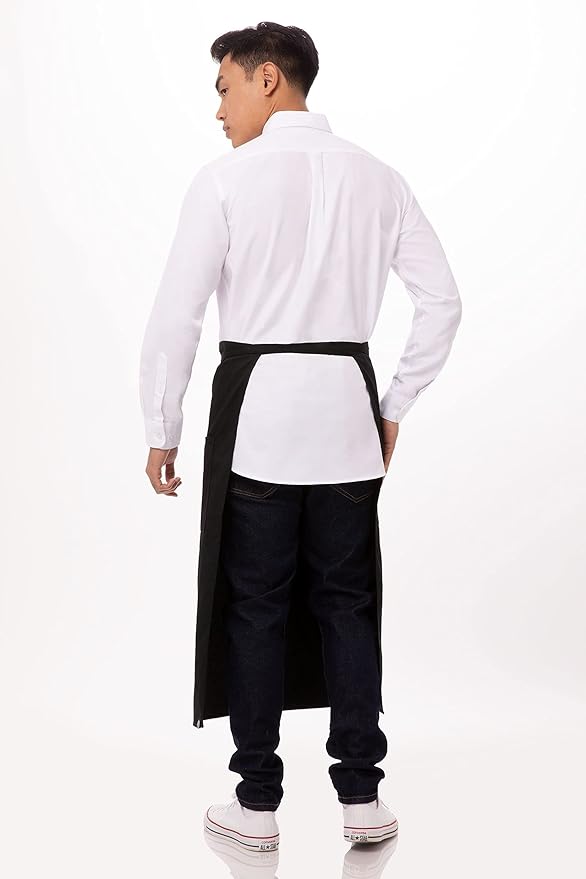 Chef Works Unisex Two Pocket Bistro Apron