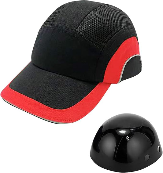 Lightweight Hard Hat Safety Bump Cap Safety Hard Hat Head Protection Cap Breathable Baseball Hat Style Comfortable Head Protection Hat for Work