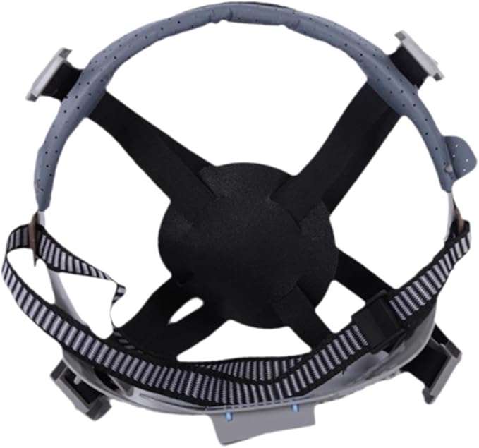 4 Point Attachment Hard Hat Replacement Ratchet Suspension Construction Hard Hat Liner Adjustable Universal Accessories Bump Cap Insert, Replaceable Helmet Accessory, Push Adjustment