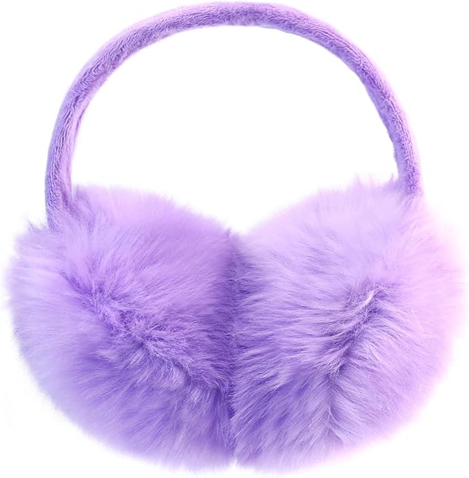 POXIMI Women Winter Earmuffs Girl Ski Adjustable Ear Covers for Cute Bow Ear Warmer Outdoor Earmuff Fleece Lining