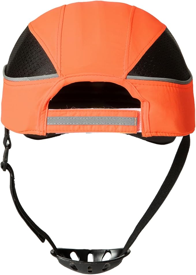 TIHEEN Unisex Safety Bump Cap, Baseball Hat Style with Reflective Stripes Lightweight and Breathable Hard Hat Head Protection Cap