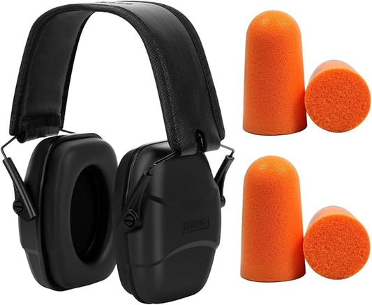 GUCHO Hearing Protection Ear Muffs,Shooting Range Ear Protection for Hunting Mowing