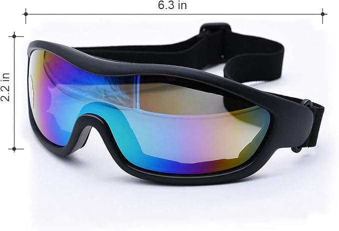 Viriber Motorcycle Goggles UV Protective Outdoor Glasses Dust-proof Combat Military Sunglasses Tactical Goggles (Colorful)