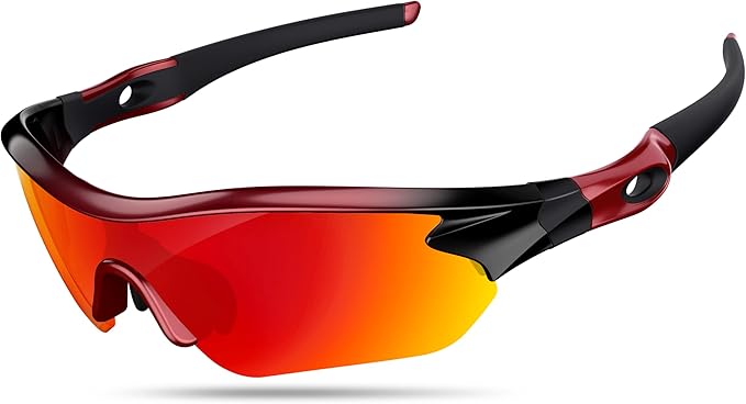 Polarized Sports Sunglasses for Men Women Youth Baseball Running Fishing Tennis Golf Cycling Driving Motor TAC UV400 TR90
