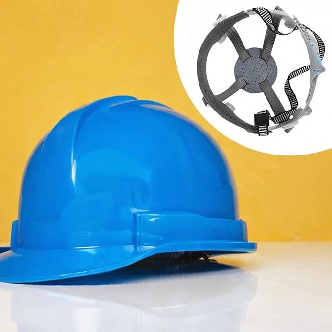 Helmet Suspension Hard Hat Suspension Adjustable Ergonomic Professional Universal Accessory Bump Cap Insert, 4 Point Type