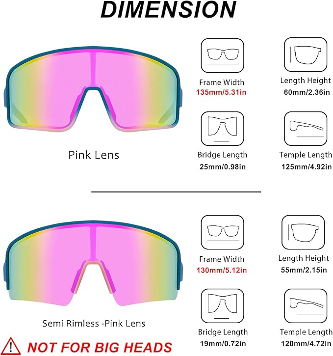 MAXJULI Polarized Sunglasses for Men Women, Windproof Outdoor Sports Cycling Running UV400 Protection Sun Glasses 8121