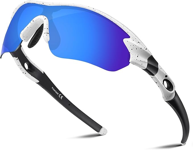 Polarized Sports Sunglasses for Men Women Youth Baseball Running Fishing Tennis Golf Cycling Driving Motor TAC UV400 TR90
