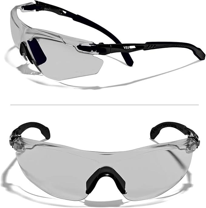 OPTIFENSE™ VS3 Anti Fog, Premium CLEAR/TINTED Safety Glasses, ANSI Z87+ (Click for frame/lens option)