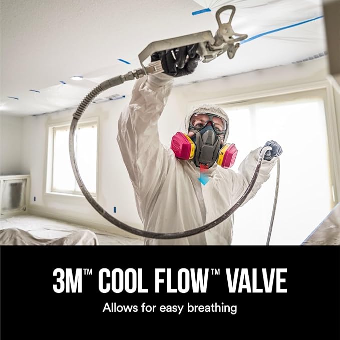 3M - 65023QLHA1-C Pro MultiPurpose Respirator with Quick Latch, Medium