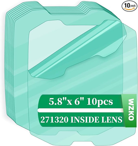 271320 clear cover lenses for welding helmet Premium Welding Helmet Lens Protector, Clear Front Cover Lens for Digital Infinity Series Welding Helmet 10pcs
