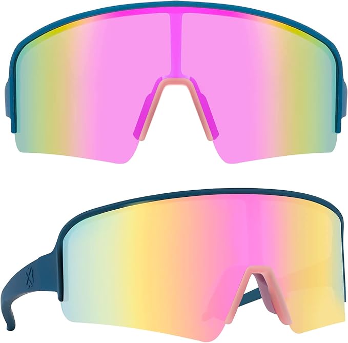 MAXJULI Polarized Sunglasses for Men Women, Windproof Outdoor Sports Cycling Running UV400 Protection Sun Glasses 8121