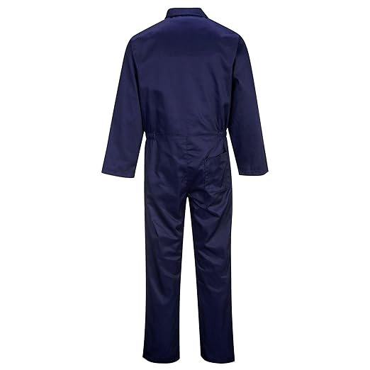 Portwest S999 Men's Euro Workwear Polycotton Coverall Boiler Suit Overall Navy, 5X-Large