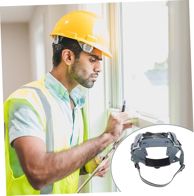 ERINGOGO 2pcs Replacement Helmet Liner Inserts Adjustable Helmet Suspension System Safety Headgear Easy Maintenance